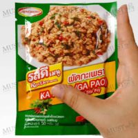 RosDee Hot Basil Stir Fried Sauce Powder 50 g
