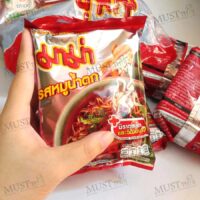 Mama Instant Noodles Spicy Pork Moo Nam Tok Flavour 55g Pack of 6