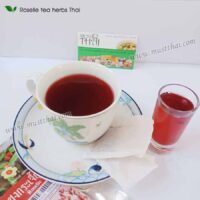 Roselle Herbal Tea Natural no sugar added - Abhaibhubejhr (Pack of 10 Tea bags)