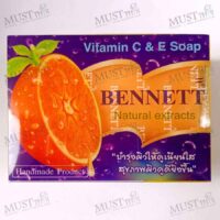 Bennett Natural Extracts Soap is enriched with Orange extract, Vitamin C & E.