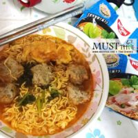Nissin Instant noodles Moo Manao Flavour