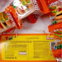 Yupi Mini Burger Mixed Fruits Flavour Gummy Candies 160 g