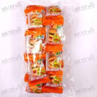 Yupi Mini Burger Mixed Fruits Flavour Gummy Candies 160 g