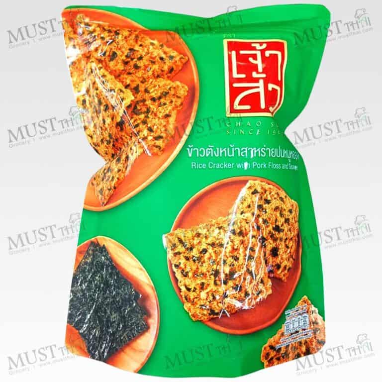Rice Cracker Pork Floss Seaweed Chao Sua (80g) » MustThai, Grocery Online