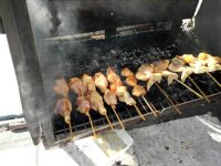 Charcoal grilled chicken