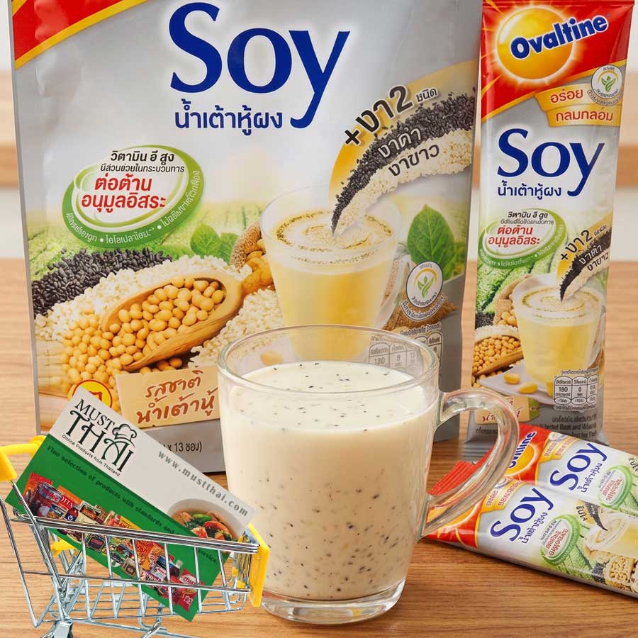 OVALTINE-Soy-Instant-Black-And-White-Sesame OVALTINE Soy Instant Black And White Sesame