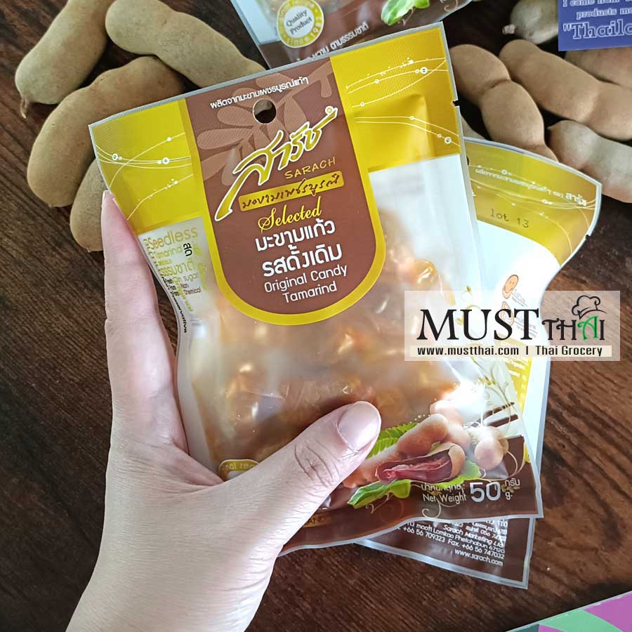 Sarach Tamarind Candy 50g pack of 6 Sarach Tamarind Candy 50g pack of 6