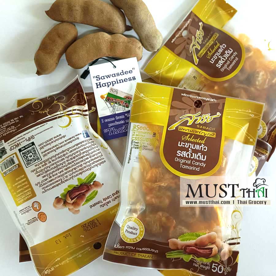 Sarach Tamarind Candy 50g pack of 6 Sarach Tamarind Candy 50g pack of 6