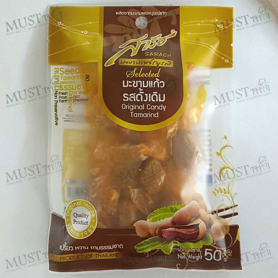 Sarach Tamarind Candy 50g pack of 6 Sarach Tamarind Candy 50g pack of 6