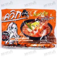 WAI WAI Quick Instant Noodles Tom Yum Kung Flavour 60g Pack of 10