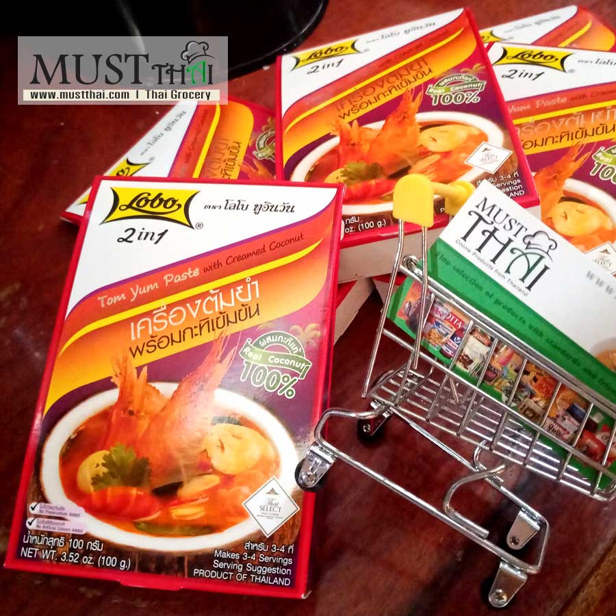 Lobo 2in1 Tom Yum Paste with Creamed Coconut Lobo 2in1 Tom Yum Paste with Creamed Coconut