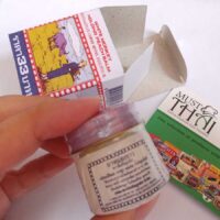 Monkey Holding Peach Balm White 11g