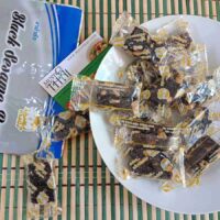 KMsnack Black Sesame Bar Vegetarian Snack