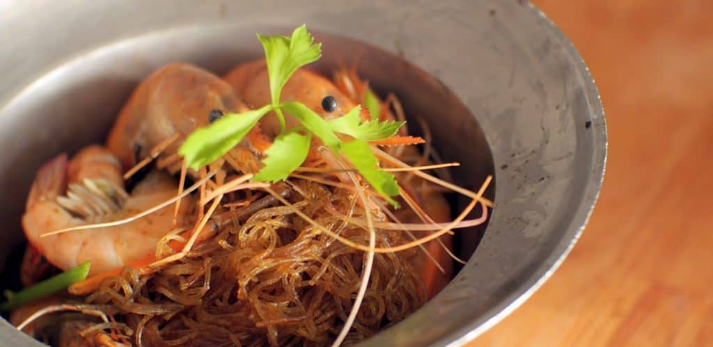 easy one-pot seafood dish cooked with subtle Chinese herbs and spice