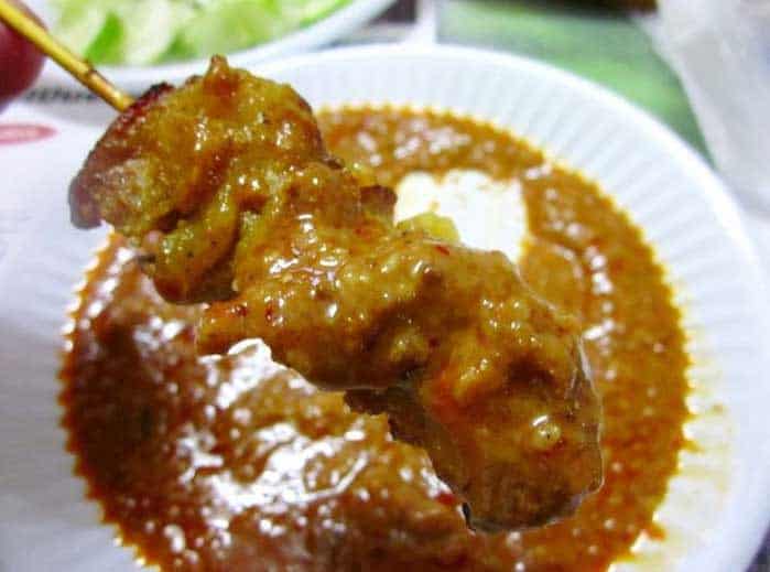 delicious Thai satay (peanut) sauce