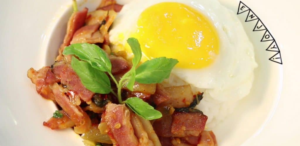 Scented with aromatic Thai basil