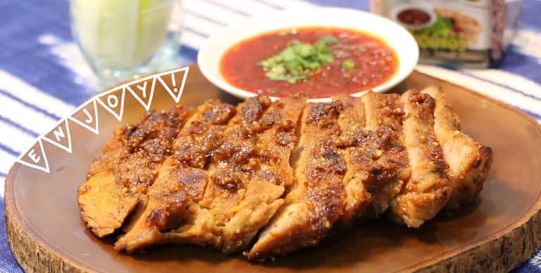 Spicy Grilled Pork Neck by Lobo