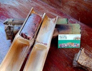 Thai desserts, khao lam (ข้าวหลาม).