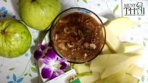 Sweet shrimp paste dipping sauce by Thai home cooking