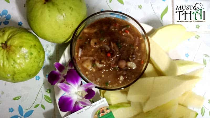 Sweet shrimp paste dipping sauce by Thai home cooking
