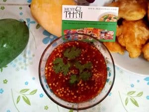 Chile sauce for crisp seafood