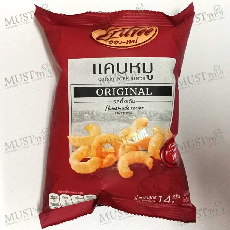 Original Flavour Crispy Pork Rinds Entrée (14 g) » MustThai, Grocery