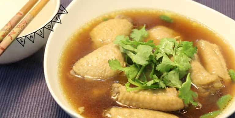 Spicy Chicken Wing Soup by Lobo