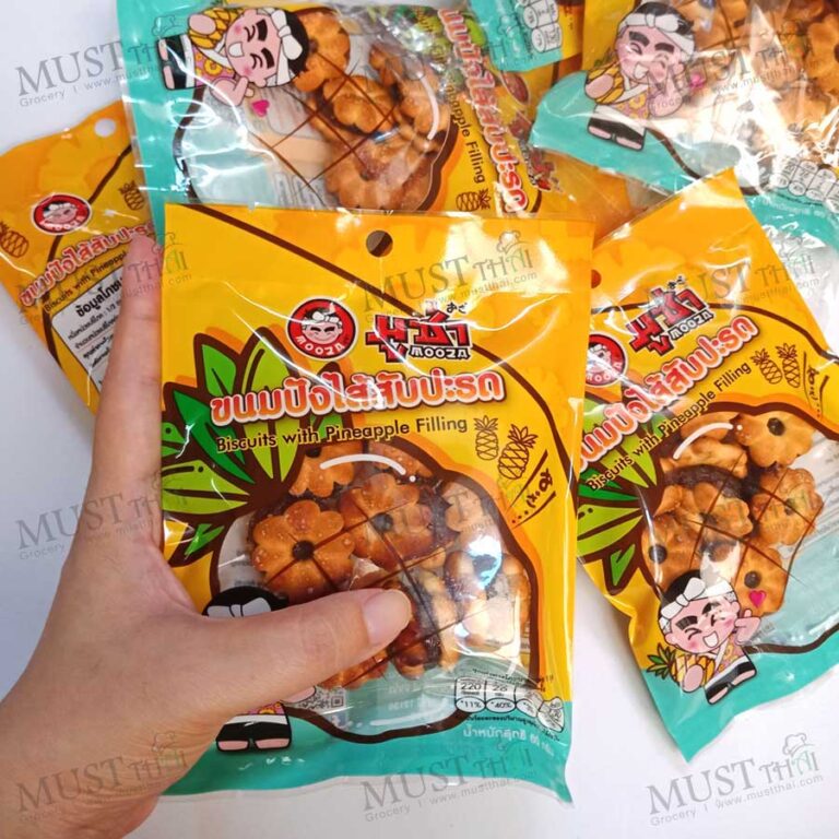 Biscuit with Pineapple Jam Mooza 60g. (pack of 6) » MustThai, Grocery