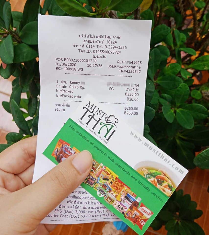 Thai grocery delivery to Singapore