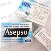Asepso Soothing Cool Bar Soap 70g. pack of 3