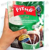 FITNE Coffee Instant Coffee Mix with White Kidney Bean Extract pack of 10 sachets