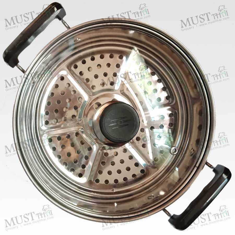 Stainless Cooking Steamer Pot 22 CM. No box MustThai Grocery Online