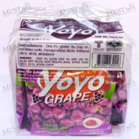 Yoyo Gummy with 10% Grape Juice 20g pack of 12