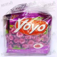 Yoyo Gummy with 10% Grape Juice 20g pack of 12