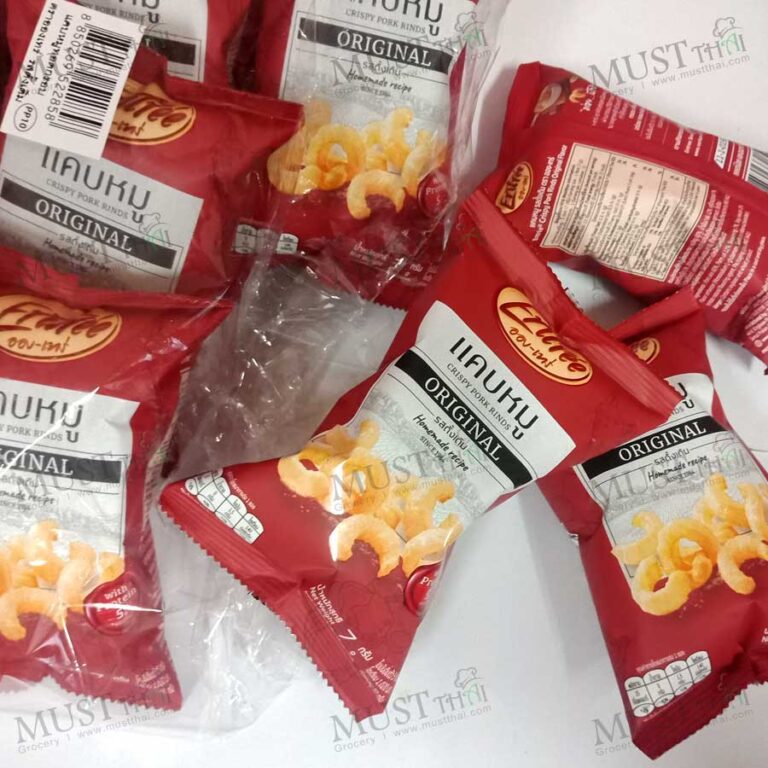 Original Flavour Crispy Pork Rinds Entrée 7g (pack of 12) » MustThai