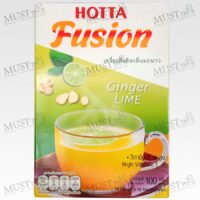 Hotta Fusion Instant Lime Flavor with Ginger Drink 10g box of 10 Sachets