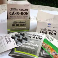 Activated Charcoal Capsules box of 10 pack