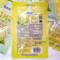 FruiTen chewy jelly with fruit juice Lime Flavor 25g box of 12