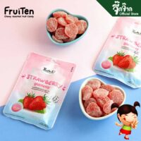 FruiTen chewy jelly with fruit juice Strawberry Flavor 25g