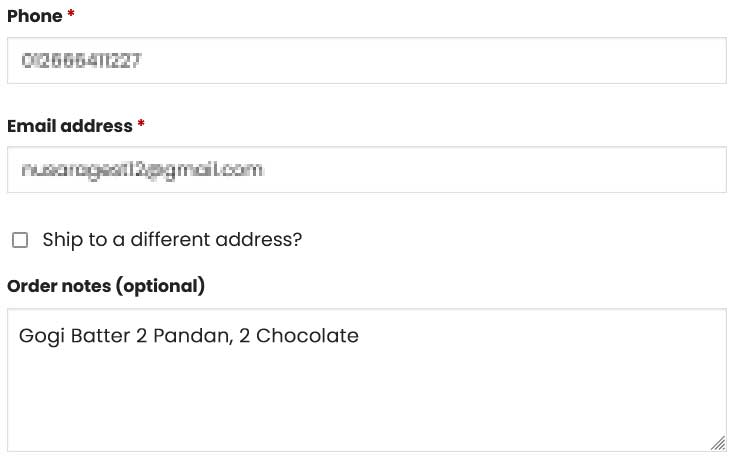 Gogi 4 Boxes of Pancake Batter 200g