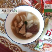 Instant Chinese Roll Noodle Clear Soup Yaowarat Style