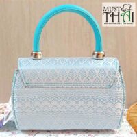 Thai style hand-woven bags arctic color
