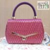 Thai style hand-woven bags magenta color