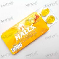 HALLS Honey-Lemon- Flavored Candy Blister Pack