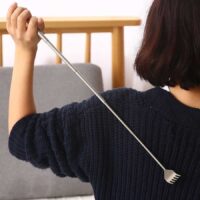 Stainless telescoping back scratcher