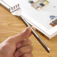 Stainless telescoping back scratcher