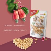 Flower food Cashew Nuts Roasted are Baked without salt
