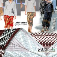 Thai Sarong in a printed sarong and floral pattern