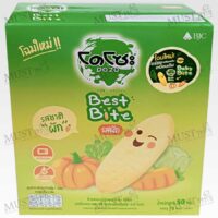 DOZO Best Bite Japanese Rice Crackers for Kids Vegetable Flavored