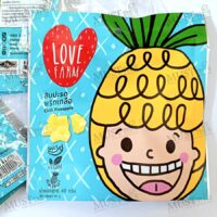 Love Farm Dried Pineapple with Chilli 40g pack of 6